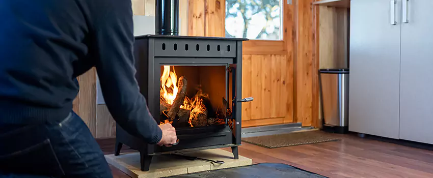 Open Hearth Wood Fireplace Installation in Shelby, NC