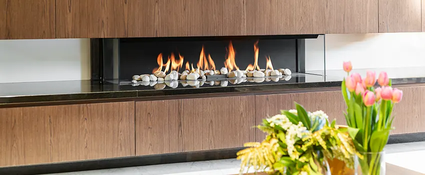 Double-height Fireplace Design Refurbishment in Shelby, North Carolina