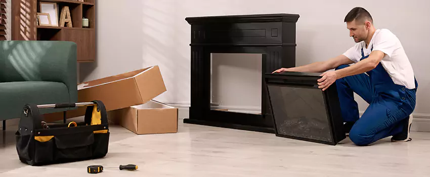 Old Rusted Metal Fireplace Repair And Replacement in Shelby, NC